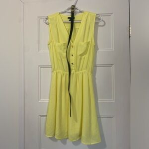H&M yellow dress